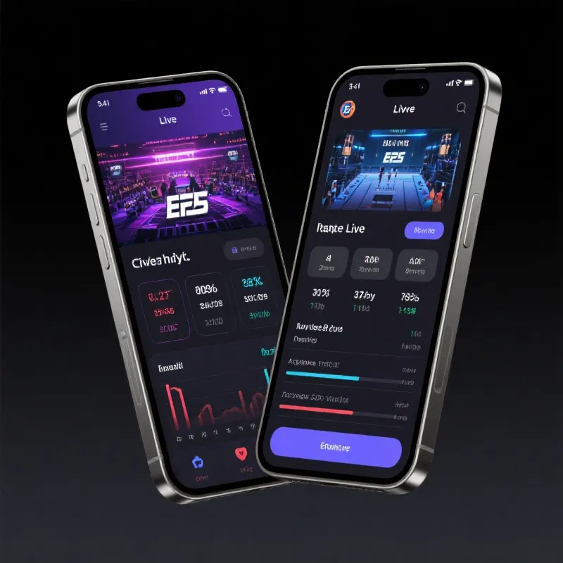 英雄联盟直播App界面展示